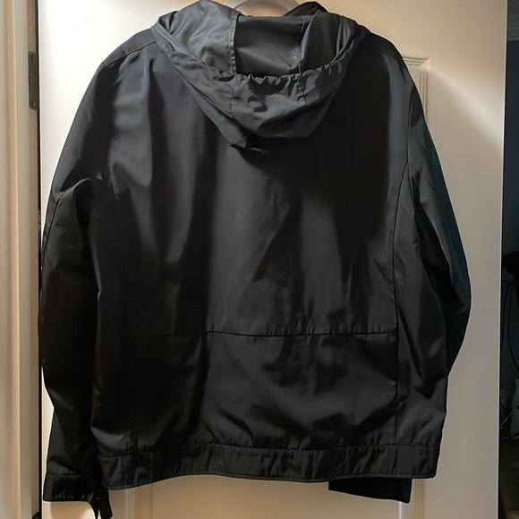 Women’s Calvin Klein Black Rain Coat Windbreaker XL - Picture 7 of 8